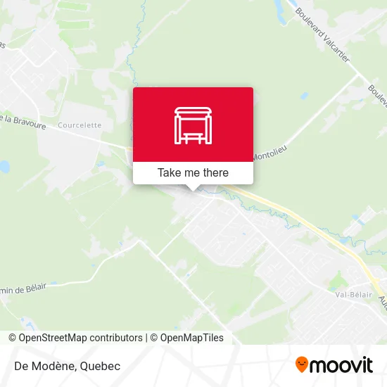 De Modène map