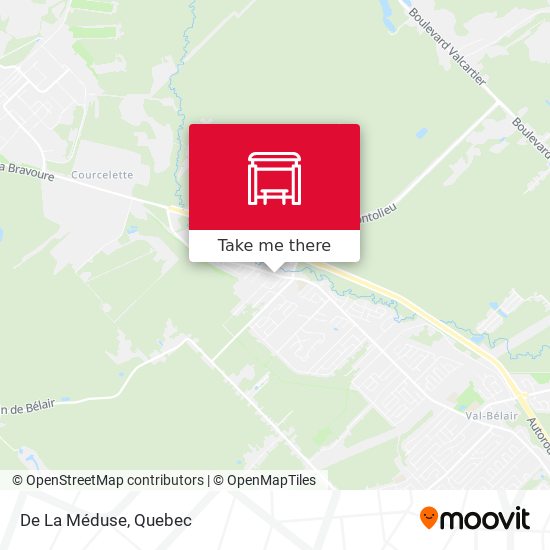 De La Méduse map