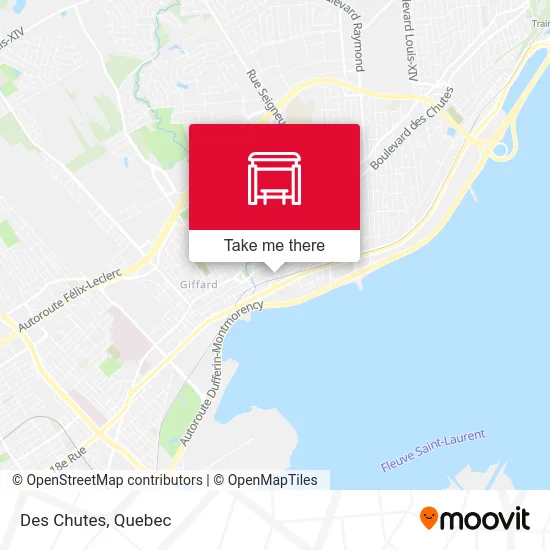 Des Chutes map