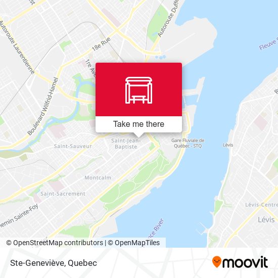 Ste-Geneviève map