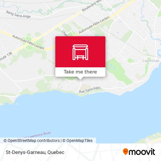 St-Denys-Garneau map