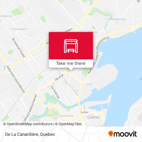 De La Canardière map