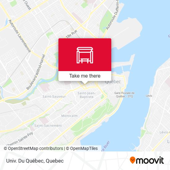 Univ. Du Québec map