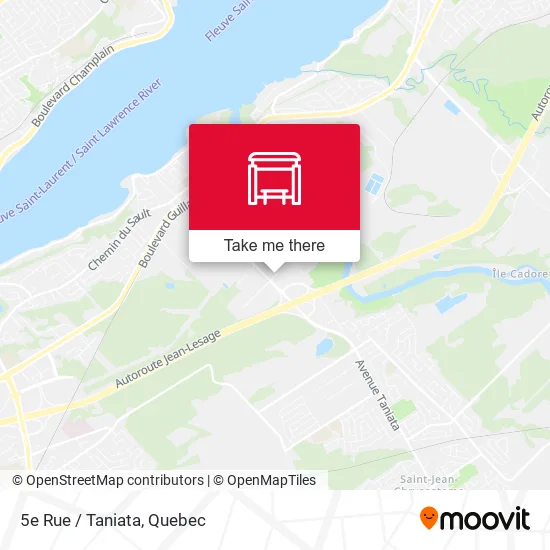 5e Rue / Taniata map