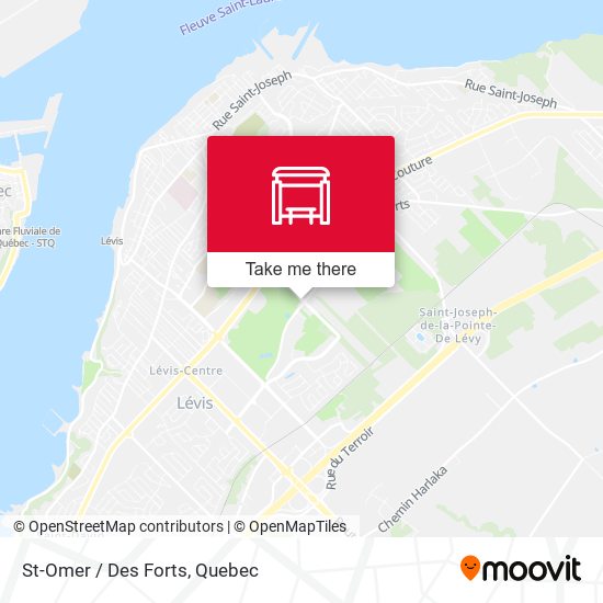 St-Omer / Des Forts map