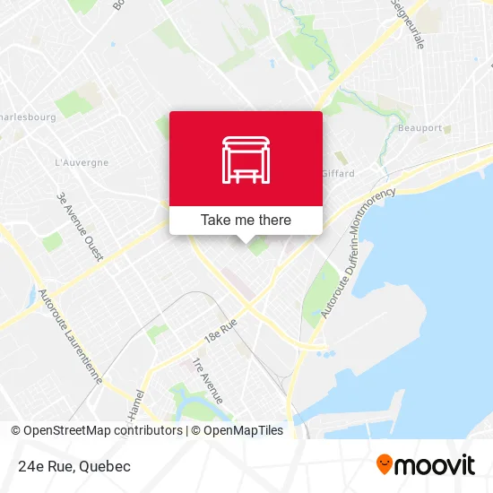 24e Rue map