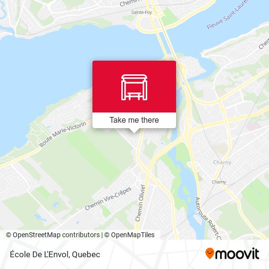 École De L'Envol map