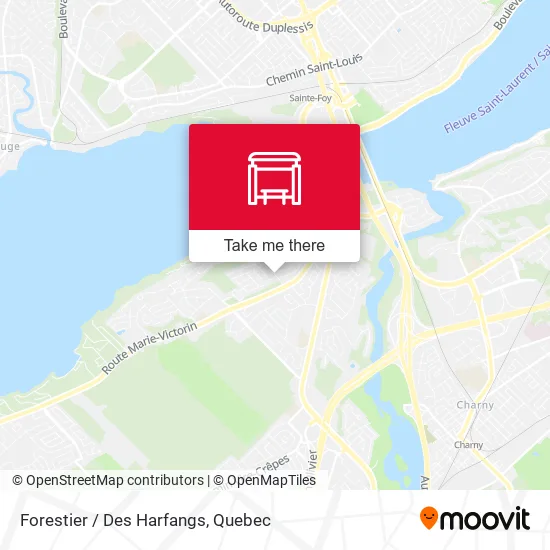 Forestier / Des Harfangs map