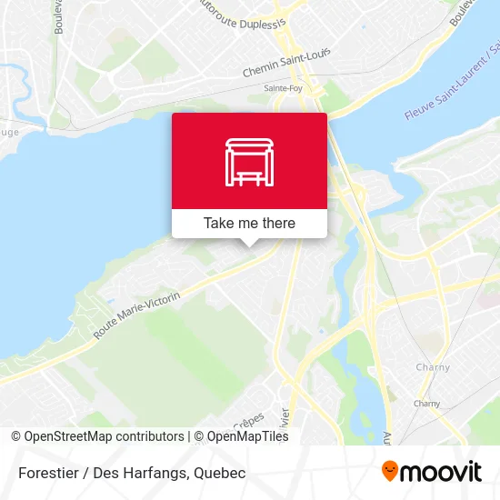 Forestier / Des Harfangs map
