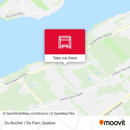 Du Rocher / Du Parc map