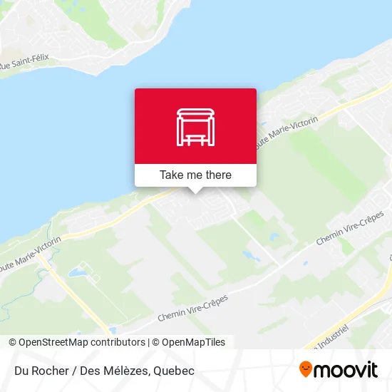 Du Rocher / Des Mélèzes map