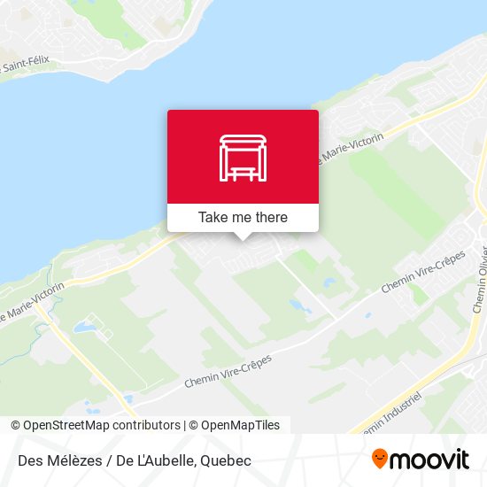 Des Mélèzes / De L'Aubelle map