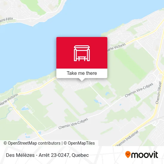 Des Mélèzes - Arrêt 23-0247 map