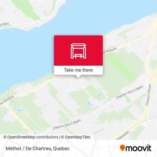 Méthot / De Chartres map