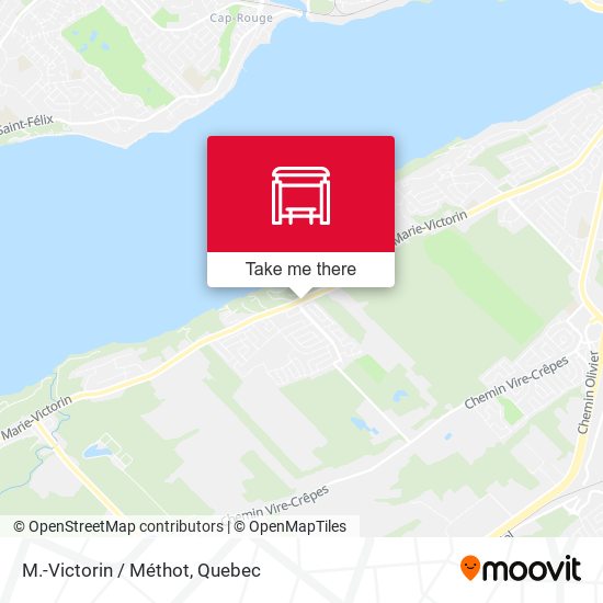 M.-Victorin / Méthot map