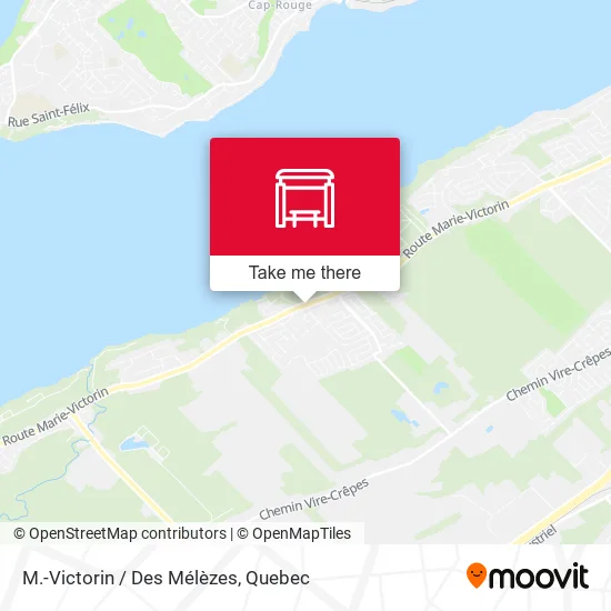 M.-Victorin / Des Mélèzes map