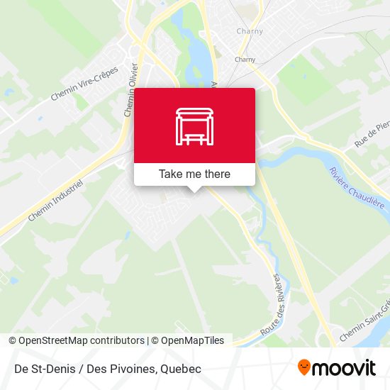 De St-Denis / Des Pivoines map
