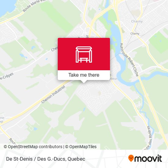 De St-Denis / Des G.-Ducs map