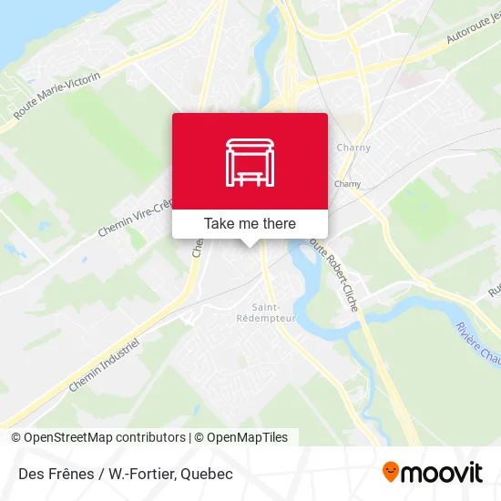 Des Frênes / W.-Fortier map