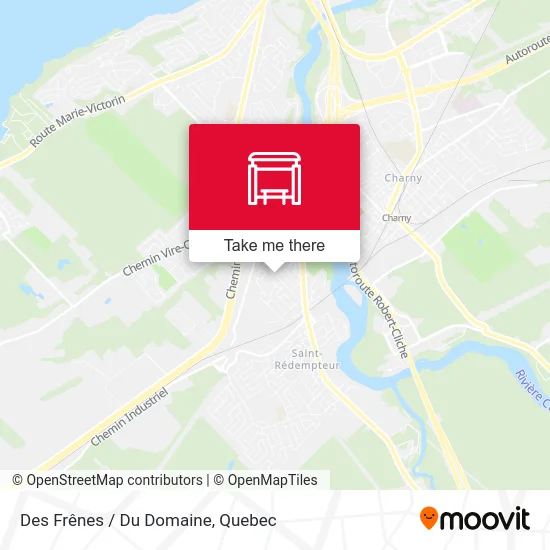 Des Frênes / Du Domaine map