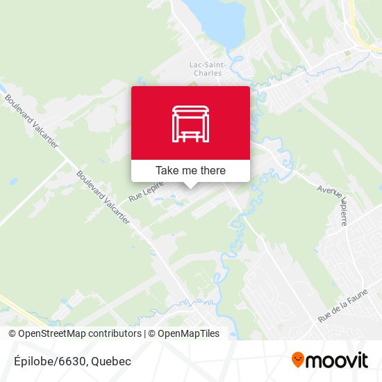Épilobe/6630 map