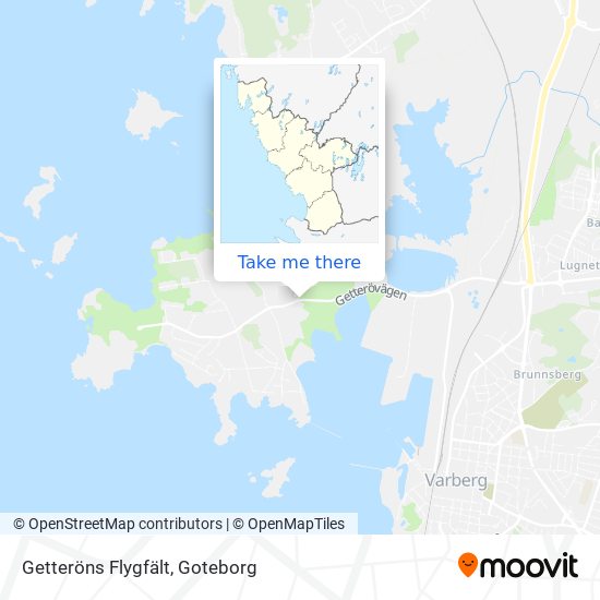 Getteröns Flygfält map