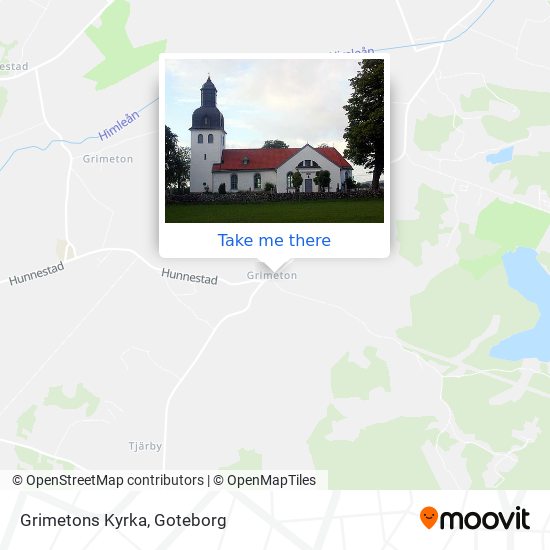 Grimetons Kyrka map