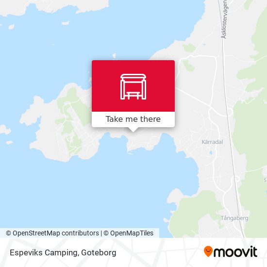 Espeviks Camping map