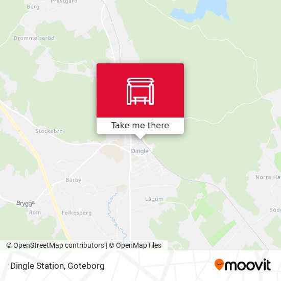 Dingle Station map
