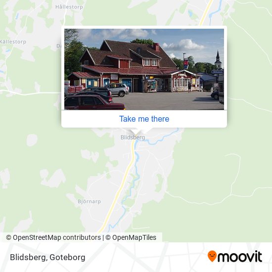 Blidsberg map