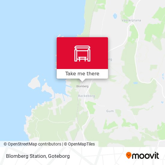 Blomberg Station map