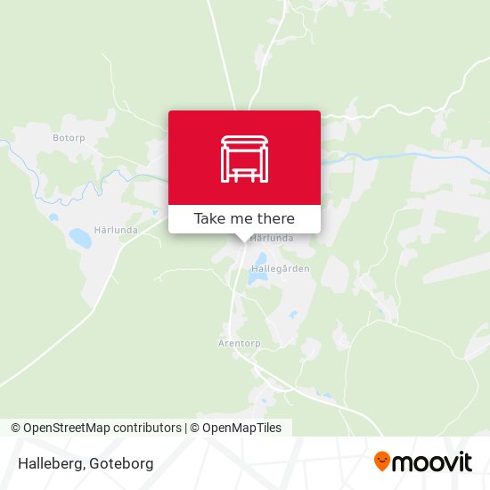 Halleberg map