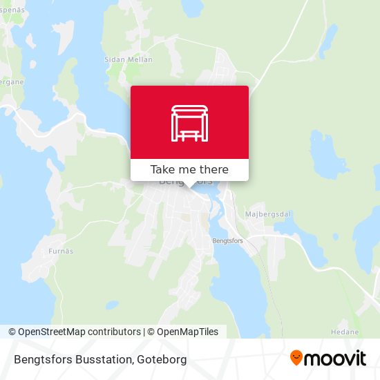 Bengtsfors Busstation map