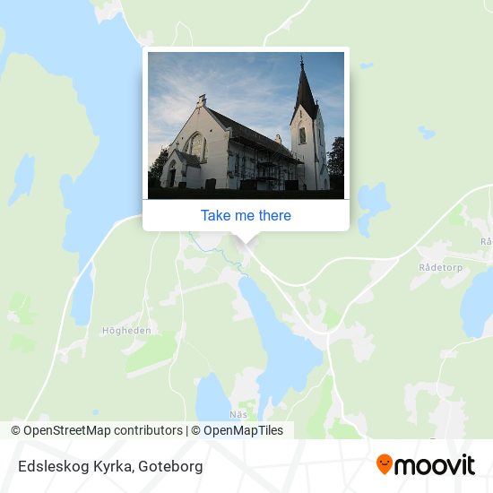 Edsleskog Kyrka map