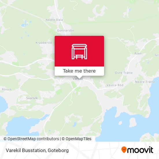 Varekil Busstation map