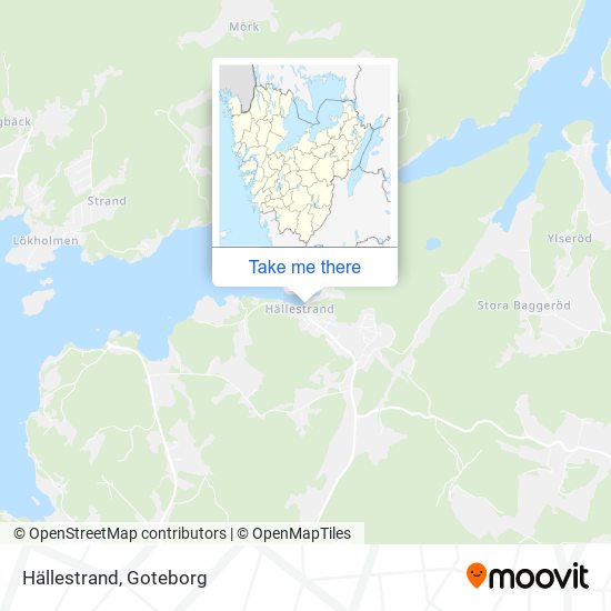 Hällestrand map