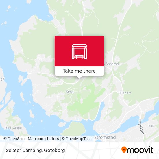 Seläter Camping map