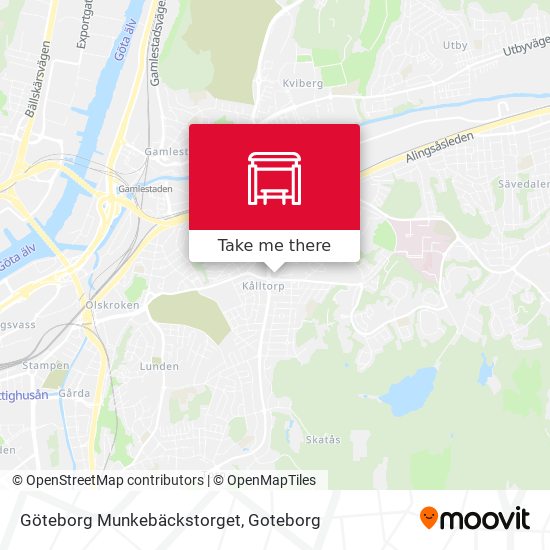 Göteborg Munkebäckstorget map