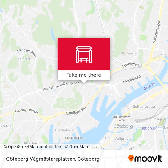 Göteborg Vågmästareplatsen map
