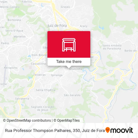 Rua Professor Thompson Palhares, 350 map