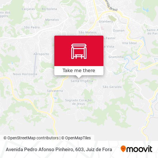 Mapa Avenida Pedro Afonso Pinheiro, 603