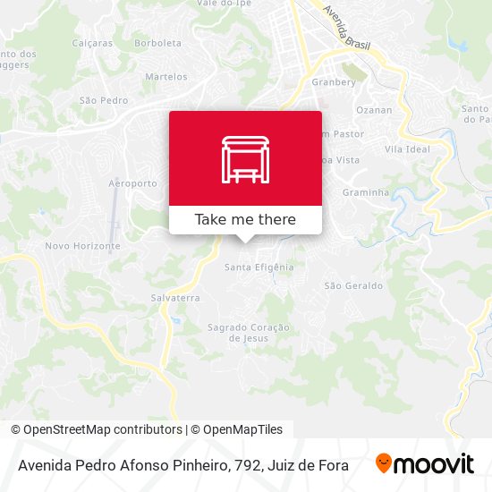 Avenida Pedro Afonso Pinheiro, 792 map