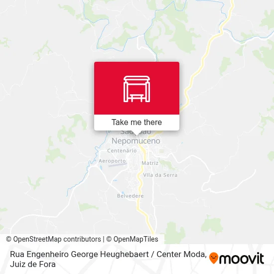 Rua Engenheiro George Heughebaert / Center Moda map