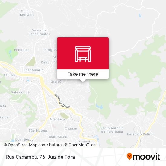 Mapa Rua Caxambú, 76