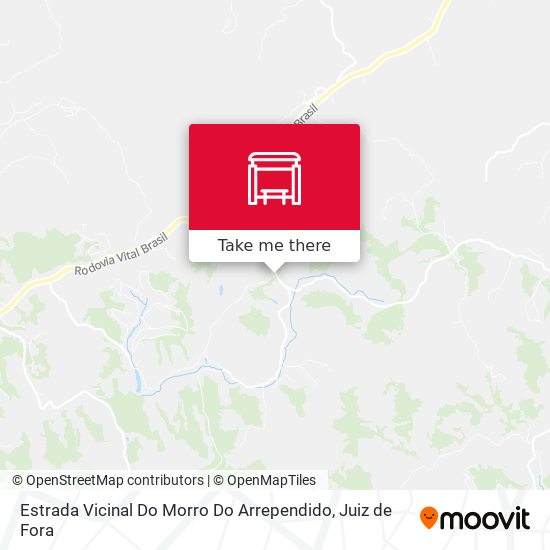 Estrada Vicinal Do Morro Do Arrependido map
