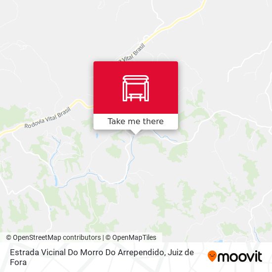 Estrada Vicinal Do Morro Do Arrependido map
