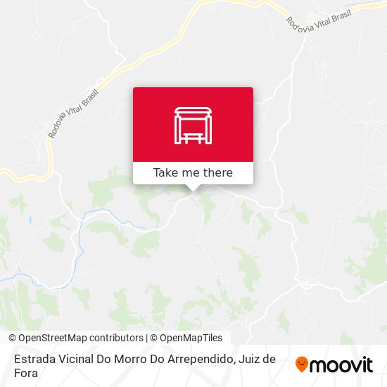Estrada Vicinal Do Morro Do Arrependido map
