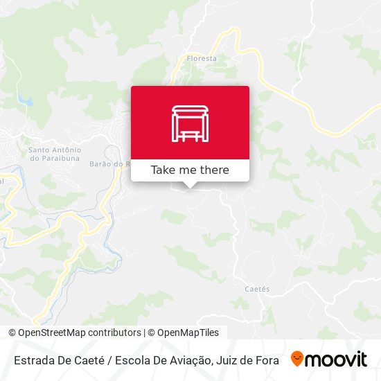 Estrada De Caeté / Escola De Aviação map