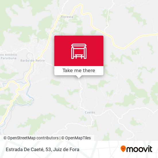 Estrada De Caeté, 53 map
