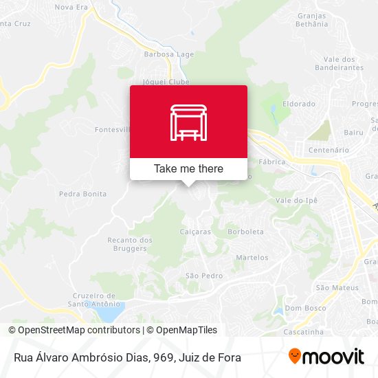 Rua Álvaro Ambrósio Dias, 969 map